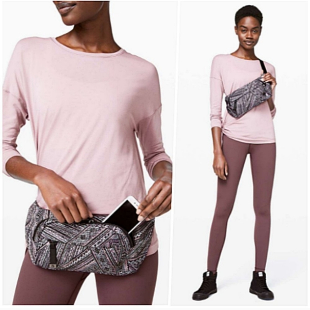 Lululemon On The Beat Belt Bag 4.5 L Tribal Pace Print